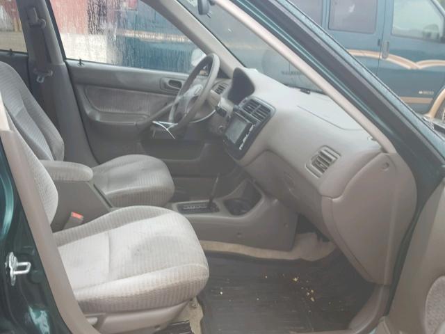 2HGEJ6616YH559096 - 2000 HONDA CIVIC BASE 绿色 照片 5