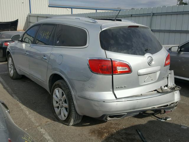 5GAKVCKD8FJ185513 - 2015 BUICK ENCLAVE SILVER photo 3