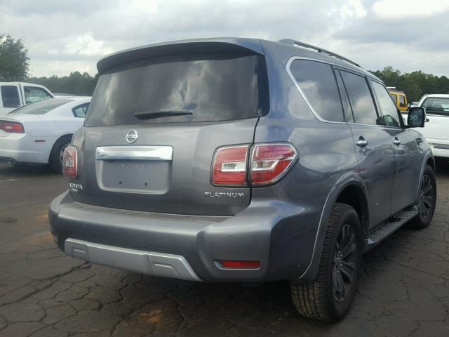 JN8AY2NC6J9555449 - 2018 NISSAN ARMADA SV GRAY photo 4