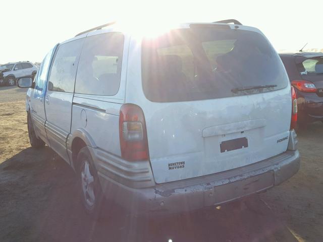 1GMDX03E74D153618 - 2004 PONTIAC MONTANA WHITE photo 3