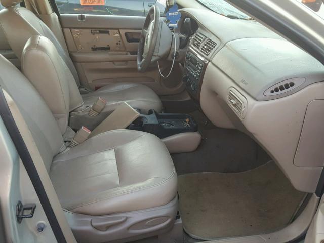 1MEFM55S55A622938 - 2005 MERCURY SABLE LS P BEIGE photo 5