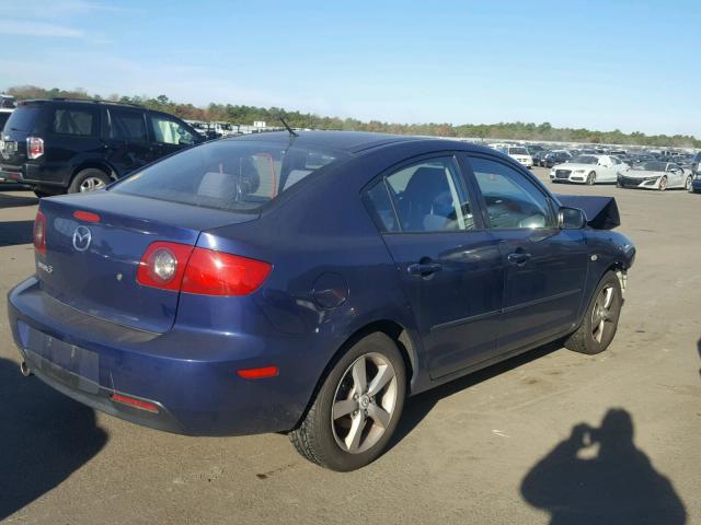 JM1BK12F451274829 - 2005 MAZDA 3 I BLUE photo 4