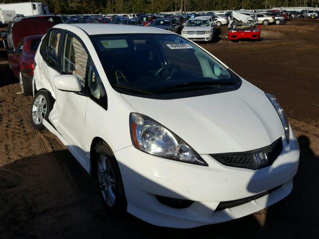 JHMGE8H43AC020506 - 2010 HONDA FIT SPORT WHITE photo 1