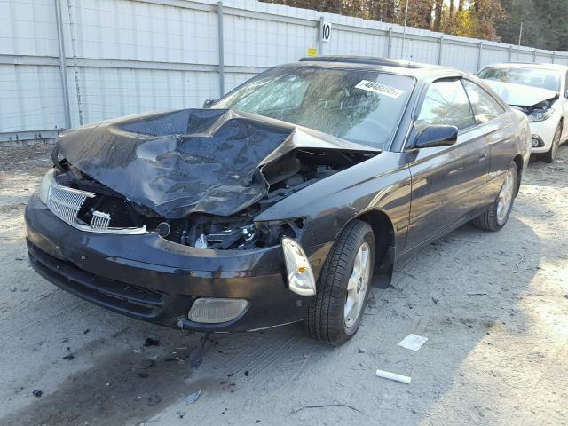2T1CF22P2YC343489 - 2000 TOYOTA CAMRY SOLA BLACK photo 2