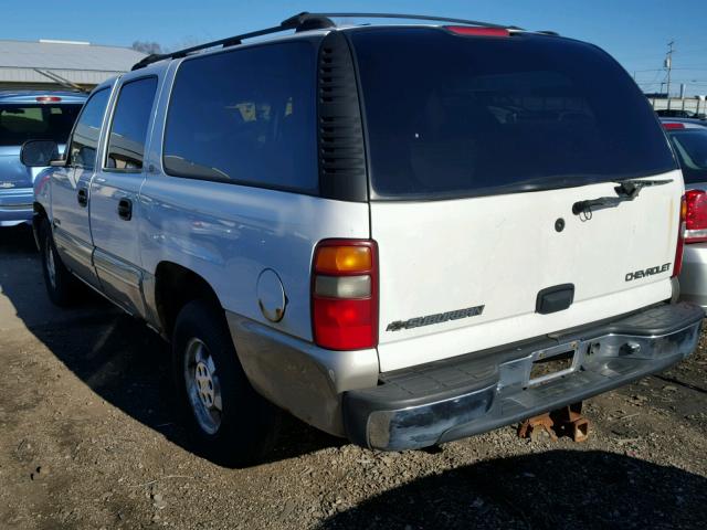 3GNFK16T0YG134419 - 2000 CHEVROLET SUBURBAN K WHITE photo 3