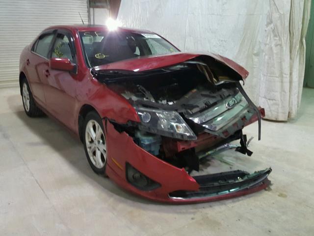 3FAHP0HA6CR315598 - 2012 FORD FUSION SE RED photo 1