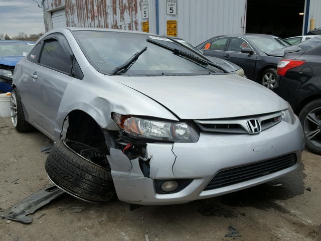 2HGFG21527H703912 - 2007 HONDA CIVIC SI SILVER photo 1