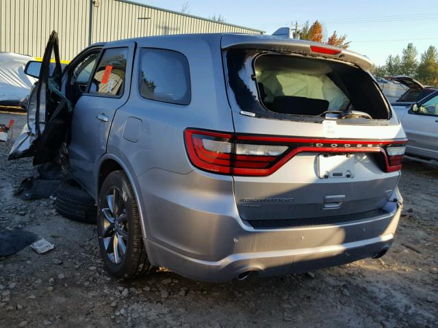 1C4RDJDG7HC944946 - 2017 DODGE DURANGO GT GRAY photo 3