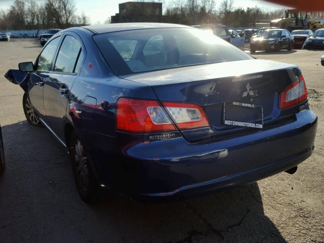 4A3AB36F79E036566 - 2009 MITSUBISHI GALANT ES BLUE photo 3