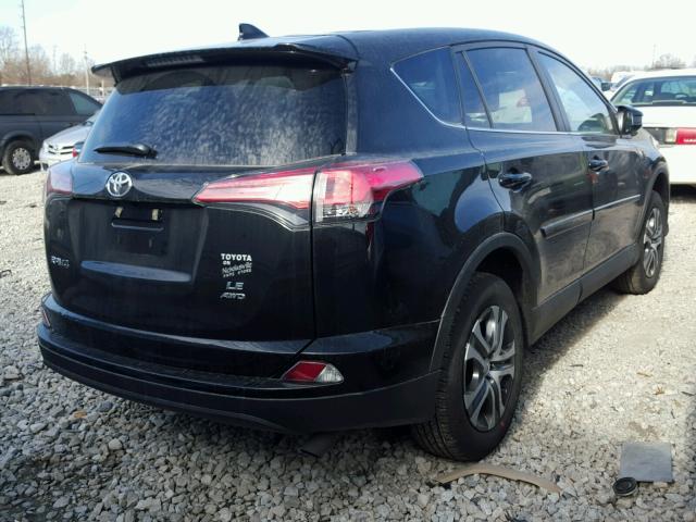 2T3BFREV5HW690741 - 2017 TOYOTA RAV4 LE BLACK photo 4