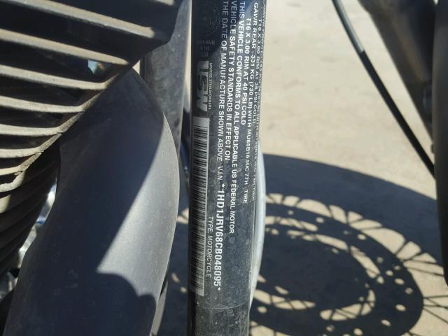 1HD1JRV68CB048095 - 2012 HARLEY-DAVIDSON FLS SOFTAI 黑色 照片 10