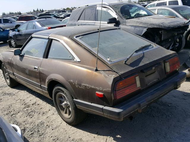 JN1HZ06SXCX434605 - 1982 DATSUN 280ZX 2+2 BROWN photo 3