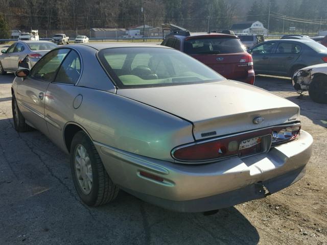 1G4GD2210T4717608 - 1996 BUICK RIVIERA GOLD photo 3