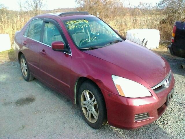 1HGCM55766A051818 - 2006 HONDA ACCORD EX MAROON photo 1