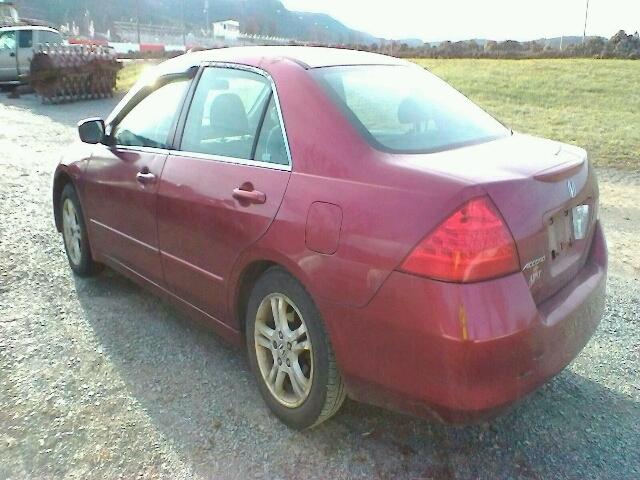 1HGCM55766A051818 - 2006 HONDA ACCORD EX MAROON photo 3