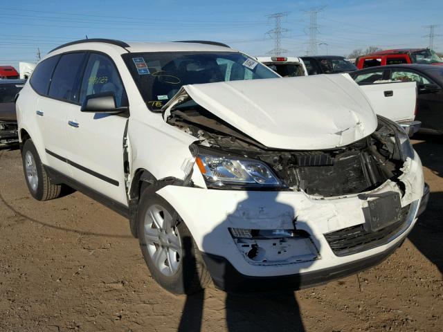 1GNKRFED2EJ199056 - 2014 CHEVROLET TRAVERSE L WHITE photo 1