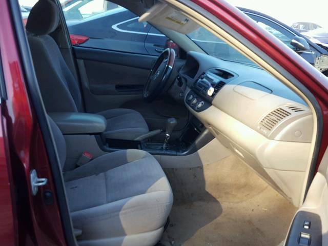 4T1BE32K86U157444 - 2006 TOYOTA CAMRY LE ბურგუნდია ფოტო 5
