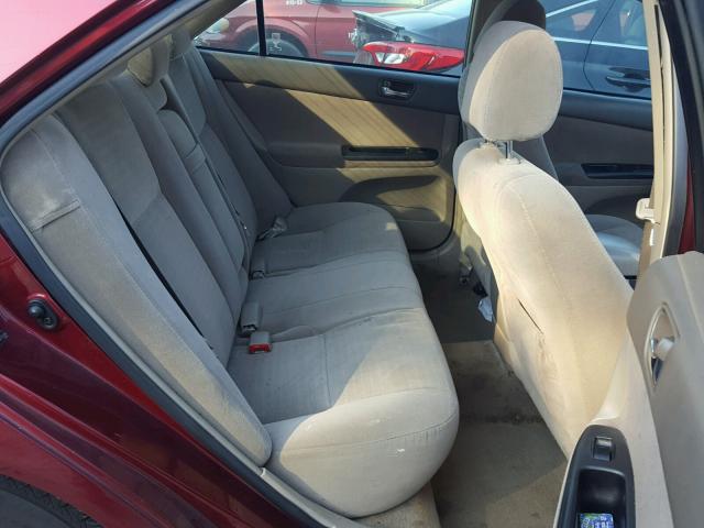 4T1BE32K86U157444 - 2006 TOYOTA CAMRY LE ბურგუნდია ფოტო 6
