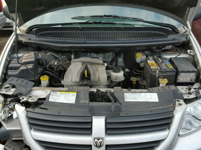 1D4GP25BX5B154519 - 2005 DODGE CARAVAN SE SILVER photo 7