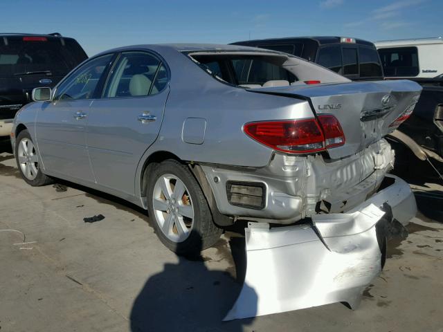 JTHBA30G355097689 - 2005 LEXUS ES 330 SILVER photo 3