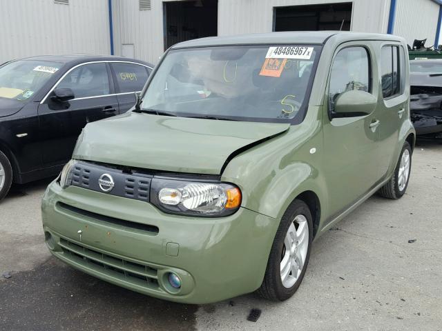 JN8AZ2KR2AT158362 - 2010 NISSAN CUBE BASE GREEN photo 2