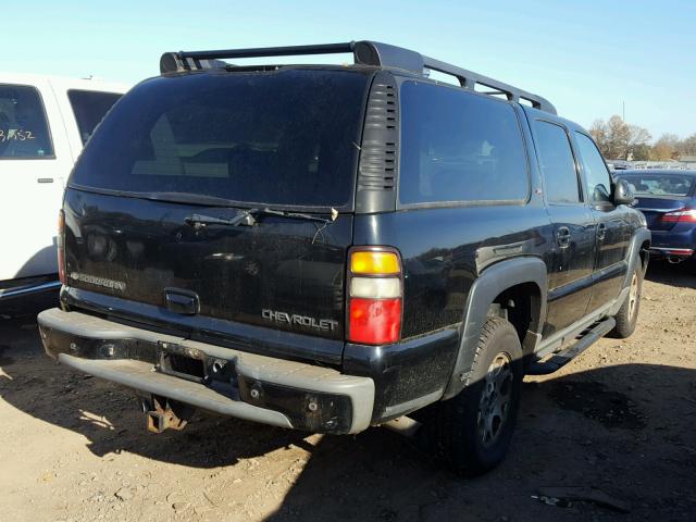 3GNFK16Z05G136803 - 2005 CHEVROLET SUBURBAN K BLACK photo 4