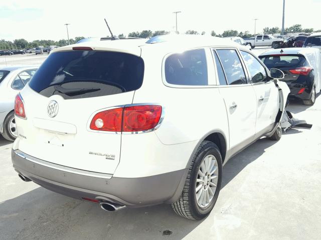 5GAER23D19J144798 - 2009 BUICK ENCLAVE CX WHITE photo 4