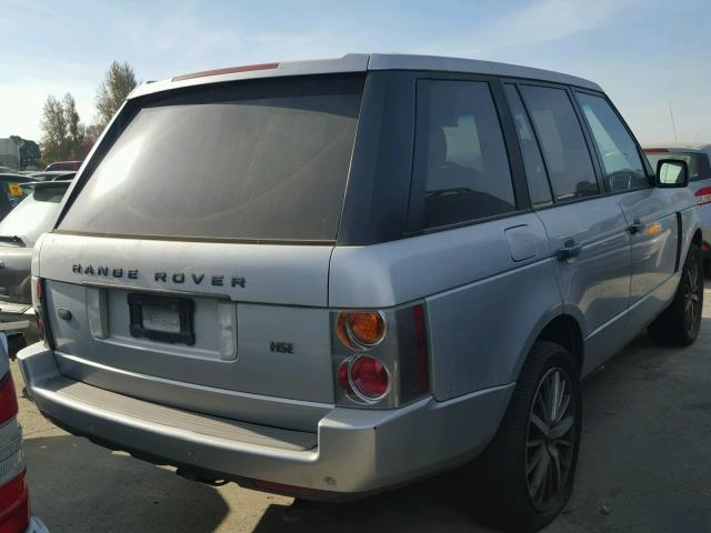 SALME11434A147271 - 2004 LAND ROVER RANGE ROVE SILVER photo 4