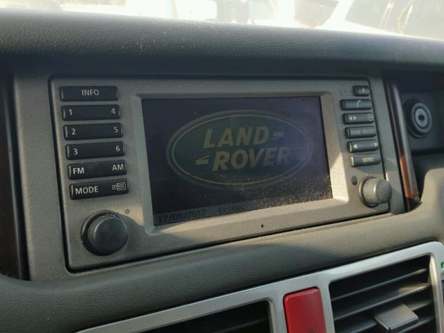 SALME11434A147271 - 2004 LAND ROVER RANGE ROVE SILVER photo 9