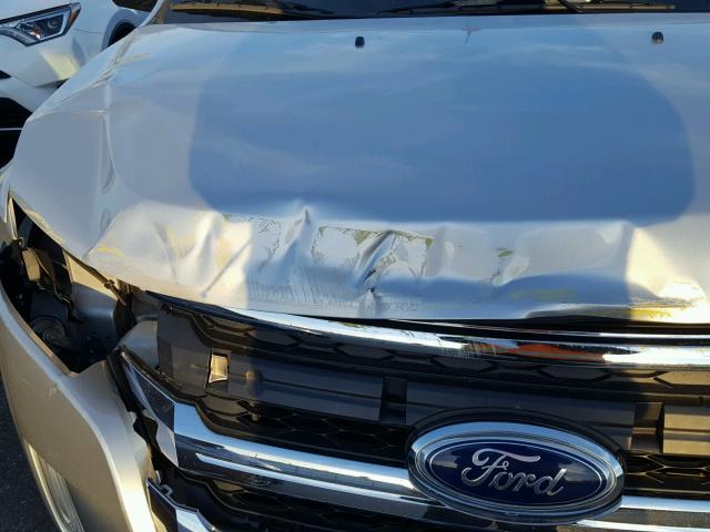 2FMDK4KC4EBA68376 - 2014 FORD EDGE LIMIT SILVER photo 9