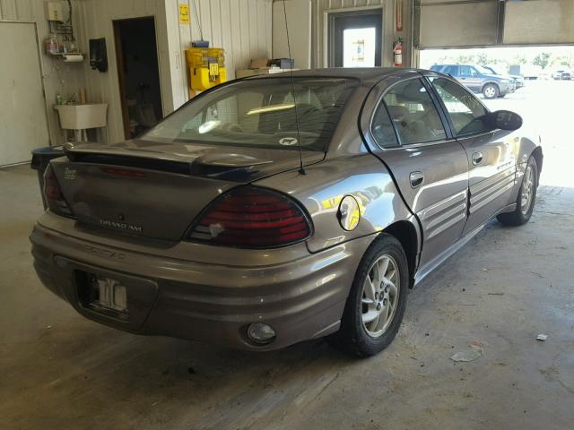 1G2NF52E02M532861 - 2002 PONTIAC GRAND AM S BROWN photo 4