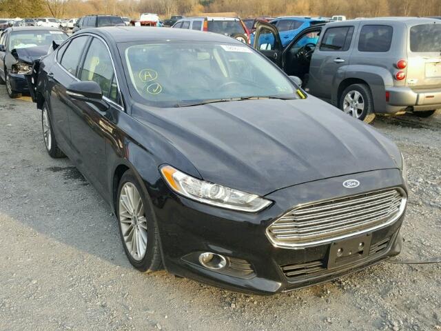 1FA6P0HD9G5123425 - 2016 FORD FUSION SE BLACK photo 1