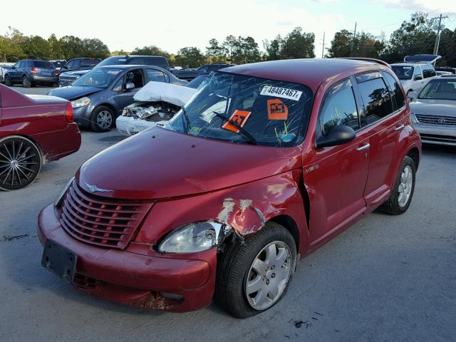 3C8FY68B45T640314 - 2005 CHRYSLER PT CRUISER RED photo 2