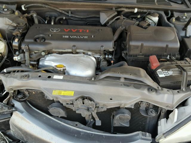 4T1BE32K85U604109 - 2005 TOYOTA CAMRY LE ნაცრისფერი ფოტო 7