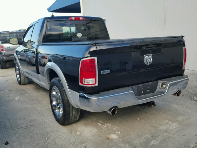 1C6RR6JT9DS706538 - 2013 RAM 1500 LARAM BLACK photo 3