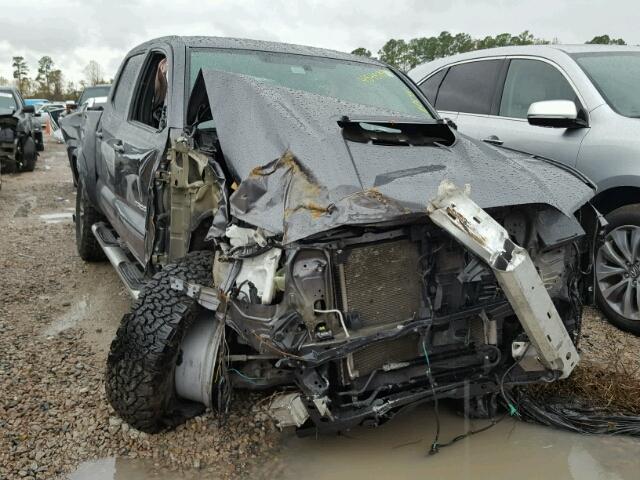 5TFAZ5CN3GX002664 - 2016 TOYOTA TACOMA DOU GRAY photo 1