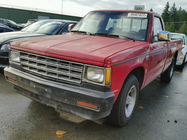 1GCBS14R5H8128586 - 1987 CHEVROLET S TRUCK S1 RED photo 2