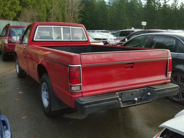 1GCBS14R5H8128586 - 1987 CHEVROLET S TRUCK S1 RED photo 3