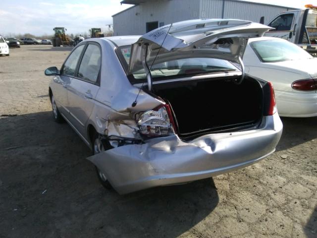 KNAFE221495650802 - 2009 KIA SPECTRA EX SILVER photo 3