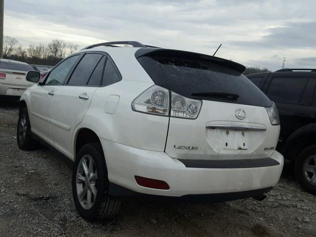 2T2HK31U29C125130 - 2009 LEXUS RX 350 WHITE photo 3