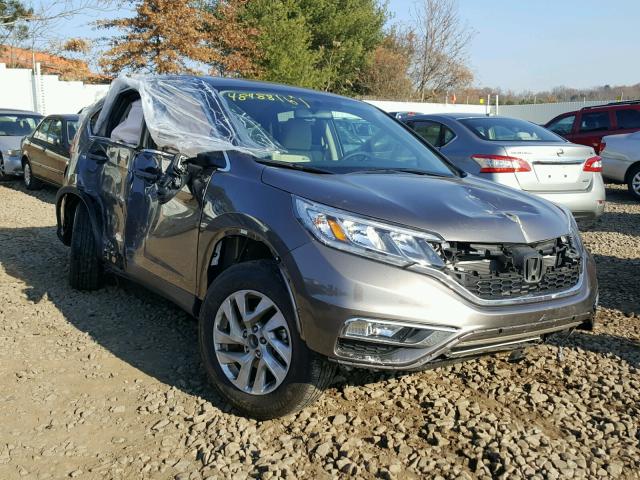 2HKRM4H56FH668593 - 2015 HONDA CR-V EX BROWN photo 1