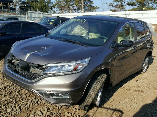 2HKRM4H56FH668593 - 2015 HONDA CR-V EX BROWN photo 2