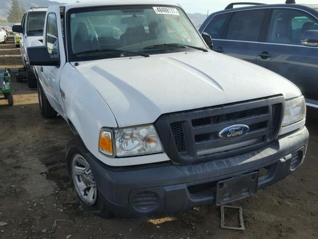 1FTYR10D59PA55159 - 2009 FORD RANGER WHITE photo 1