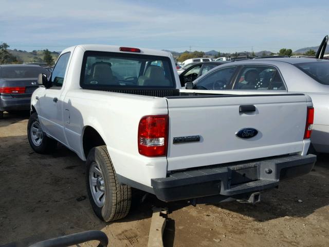 1FTYR10D59PA55159 - 2009 FORD RANGER WHITE photo 3