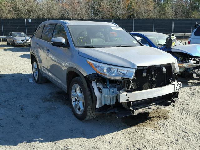 5TDDKRFH7FS207259 - 2015 TOYOTA HIGHLANDER SILVER photo 1