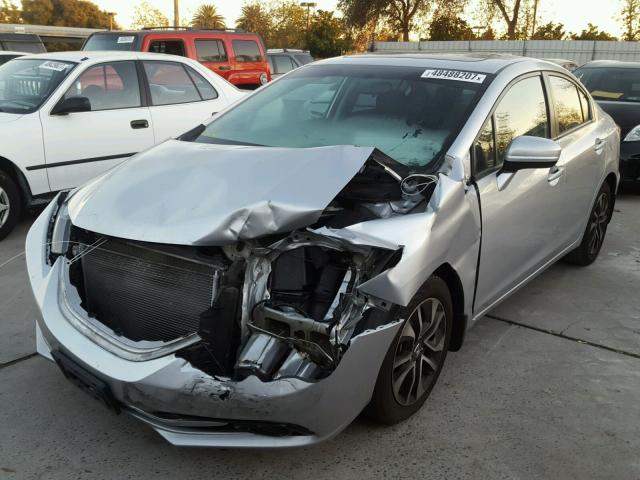 19XFB2F84FE245168 - 2015 HONDA CIVIC EX SILVER photo 2