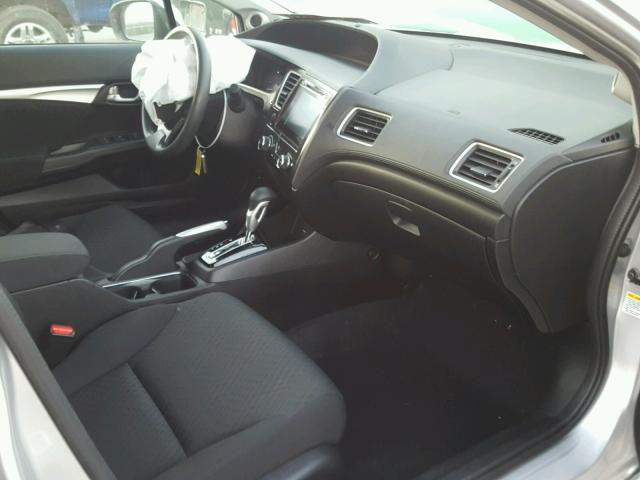 19XFB2F84FE245168 - 2015 HONDA CIVIC EX SILVER photo 5