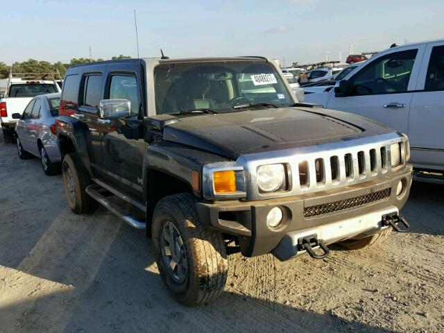 5GTEN13E888178555 - 2008 HUMMER H3 BLACK photo 1