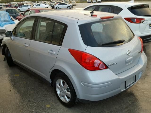 3N1BC1CP6CK299508 - 2012 NISSAN VERSA S GRAY photo 3