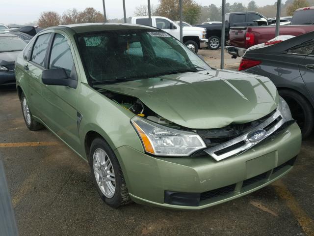 1FAHP35N48W186872 - 2008 FORD FOCUS SE GREEN photo 1